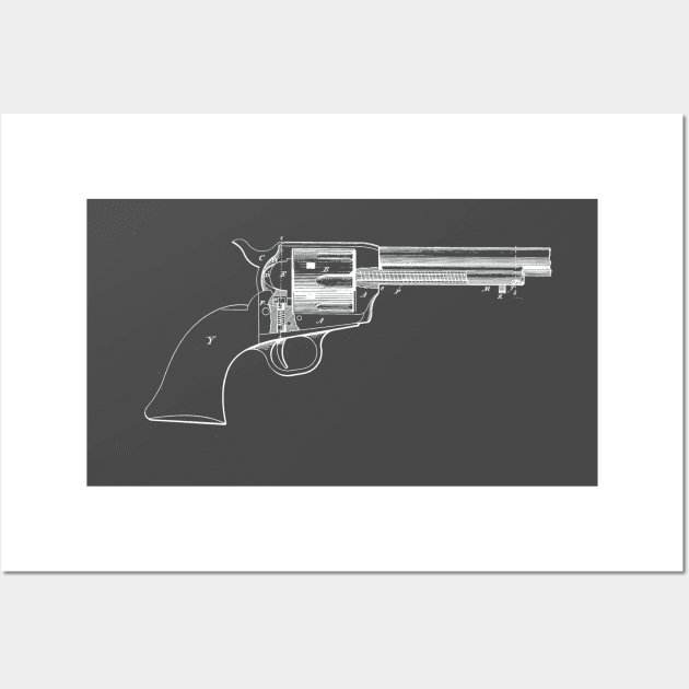 Colt Peacemaker Wall Art by DogfordStudios